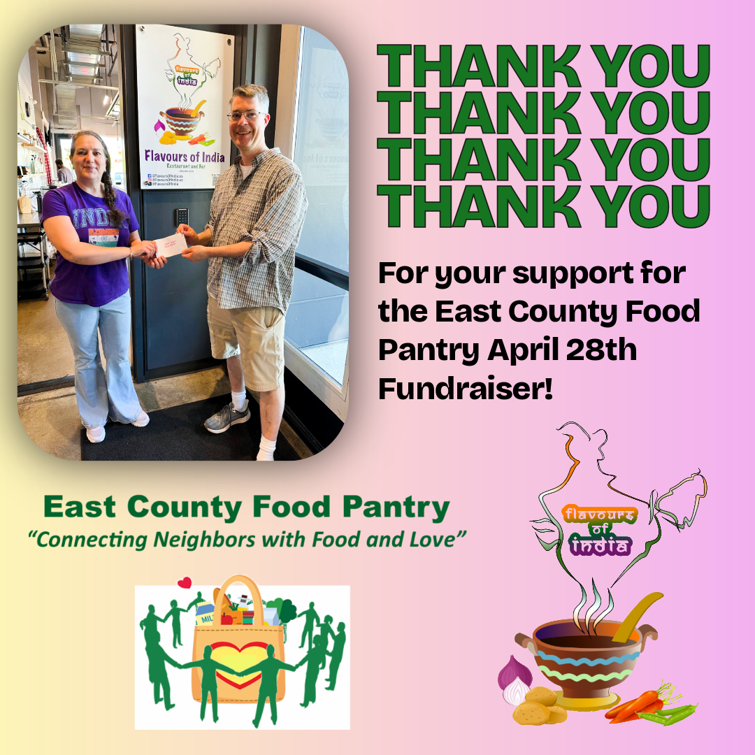 Thank you for your support for East County Food Bank